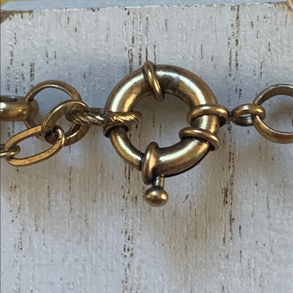 Patricia Nash Double Chain Charm Necklace NWOT - Picture 7 of 7